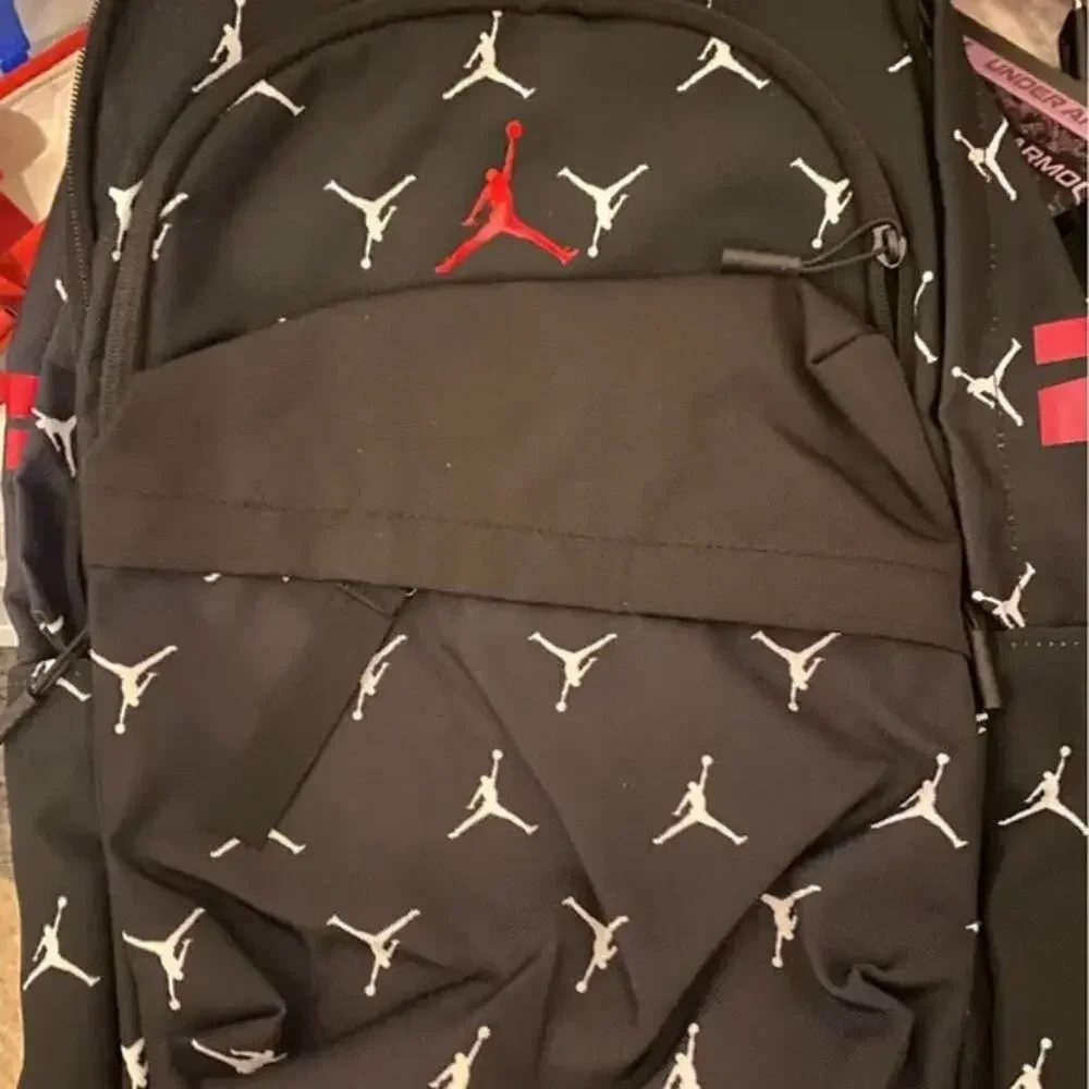 Nike Air Jordan Air Patrol Backpack Jumpman Unisex L Bag Black 9A0172 W0G NEW